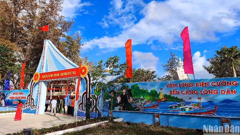 Vam Lung Wharf Historic Site in Ngoc Hien District, the Mekong Delta Province of Ca Mau. (Photo: NDO)