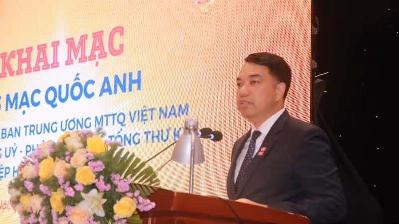 Mac Quoc Anh, member of the Central Committee of the Viet Nam Fatherland Front and Vice President cum Secretary-General of the Ha Noi Association of Small and Medium Enterprises.