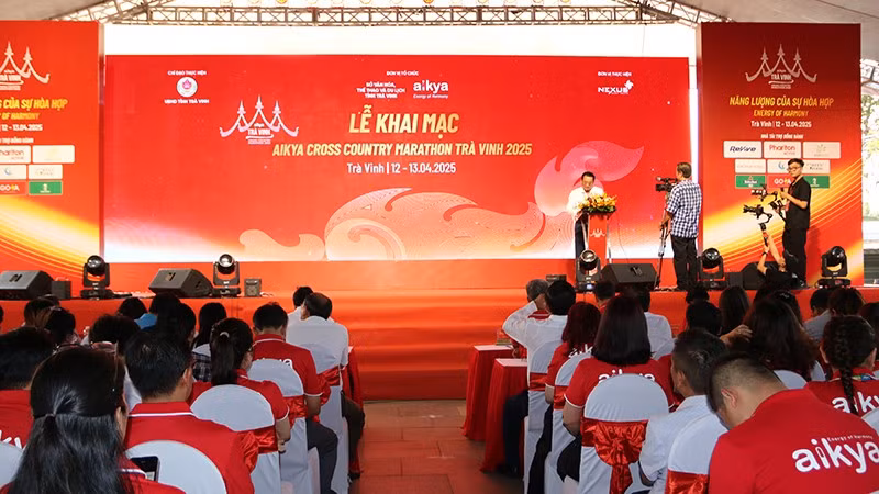 The opening ceremony of the Aikya Cross Country Marathon 2025