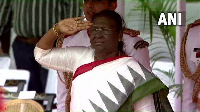 Droupadi Murmu was sworn in as the 15th president of India on Monday. Murmu has thus become the first tribal woman to be elected to the country's top constitutional post. (Photo: ANI)
