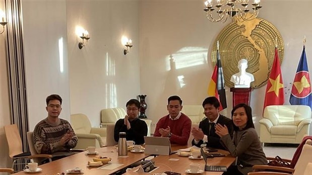 At the signing ceremony (Photo: VNA)