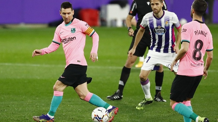 Soccer Football - La Liga Santander - Real Valladolid v FC Barcelona - Estadio Jose Zorrilla, Valladolid, Spain - December 22, 2020 Barcelona's Lionel Messi in action. (Photo: Reuters)