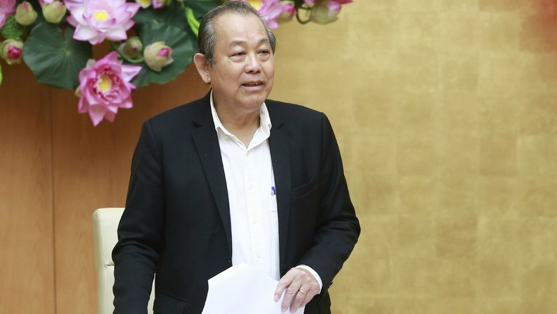 Deputy PM Truong Hoa Binh speaking at the meeting (Photo: VGP)