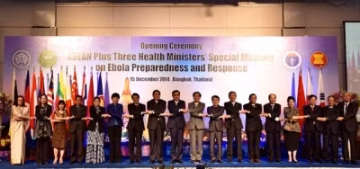Health Ministers of ASEAN+3 at the opening ceremony 