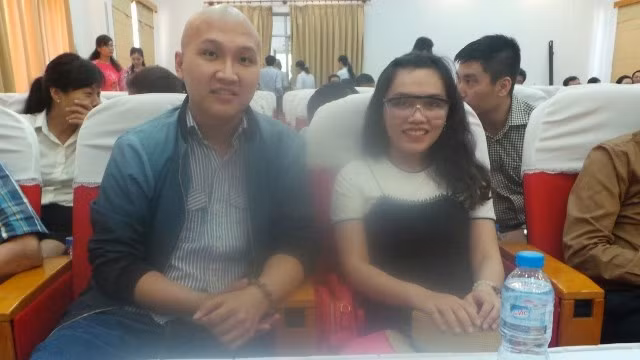 A. has been saved from a cross-border anonymous donor’s stem cells.
