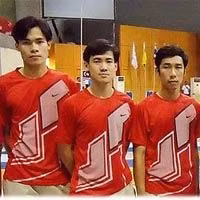 Nguyen Tien Nhat (left) has been chosen to carry the flag for Vietnam at the 2012 London Games