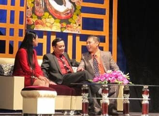 A scene from the play ‘Race-track in the Dark’