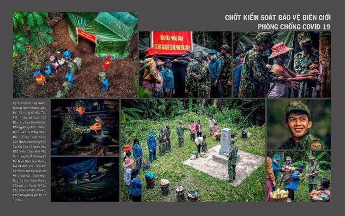 The set of photos "Border checkpoints of COVID-19 prevention and control" by Huynh Van Truyen (Da Nang) wins the VAPA CUP.