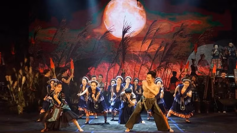 Costumes in ‘My’ play honour the arts of brocade and decorative patterns of the H’Mong people