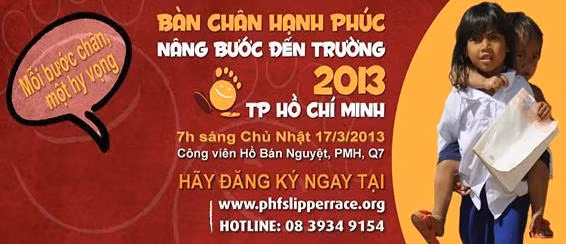 First-ever slipper walk for poor children