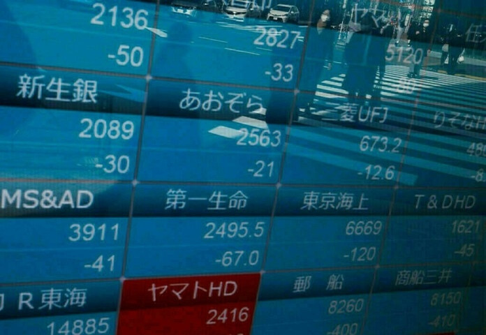 Asian share markets were broadly positive while the dollar was slightly weaker on Thursday, with investors nervously awaiting the US Federal Reserve's annual Jackson Hole conference for clues on how sharp future interest rate hikes might be.