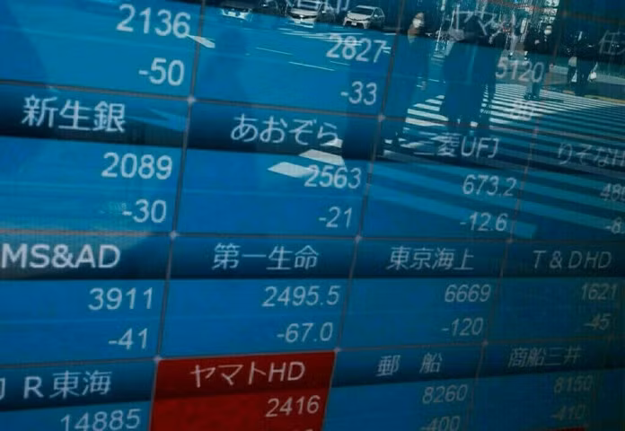 Asian share markets were broadly positive while the dollar was slightly weaker on Thursday, with investors nervously awaiting the US Federal Reserve's annual Jackson Hole conference for clues on how sharp future interest rate hikes might be.