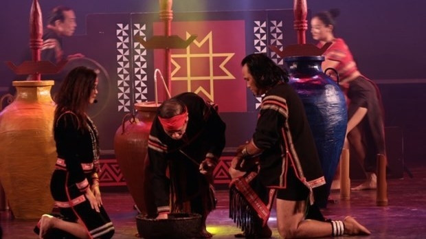 A scene in the first chapter of the play. (Photo: baodaklak.vn)