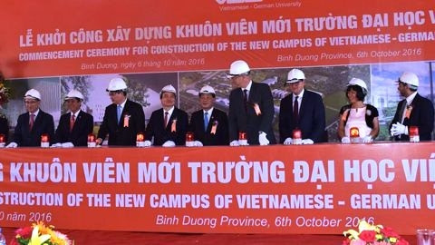 At the ceremony (Photo: vietnamnet.vn/)