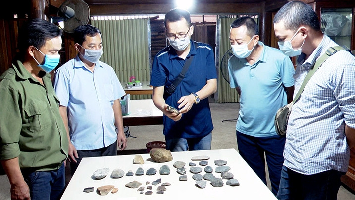 Ancient tools found in archaeological site in Tuyen Quang 