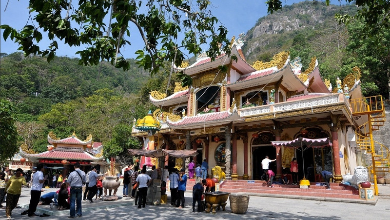 A pagoda at Ba Den mountain in Tay Ninh.