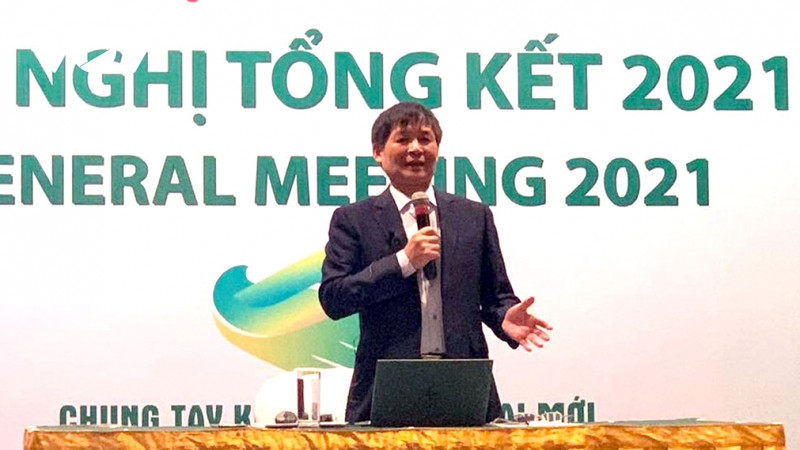 VITAS Vice President Truong Van Cam speaks at the press conference. (Photo: VOV)