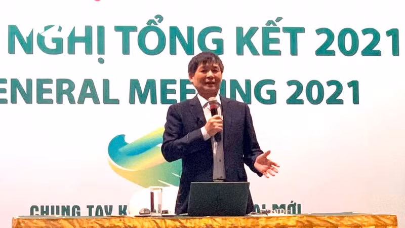 VITAS Vice President Truong Van Cam speaks at the press conference. (Photo: VOV)