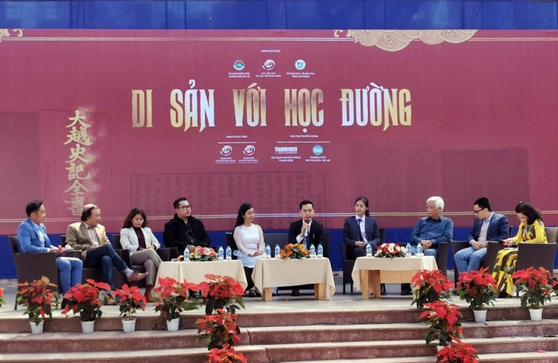 At the cultural - educational event "Heritage with schools" was held in Da Lat city,
