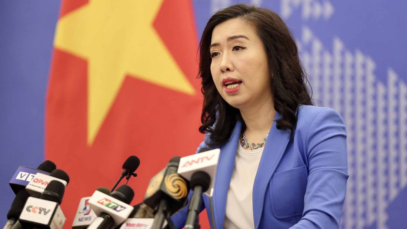 Spokesperson of the Ministry of Foreign Affairs Le Thi Thu Hang (Photo: baoquocte.v)
