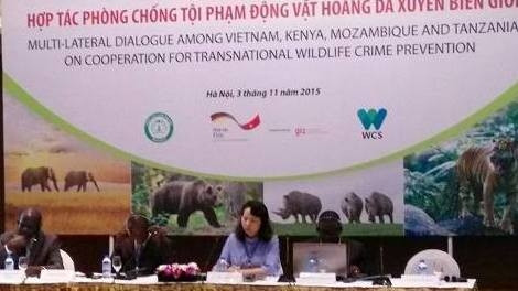 The multilateral dialogue on co-operation for transnational wildlife crime prevention (Credit: thoibaotaichinhvietnam.vn)