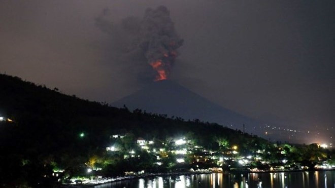 Mount Agung (Source: VNA)