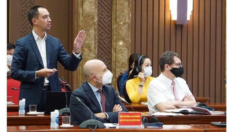International experts contribute to the development of the cultural industry in the capital city. (Photo: NDO/Giang Nam)