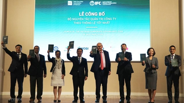 The set of Principles of Best Corporate Governance for all public companies in Vietnam has been publicised. (Photo: VNA)
