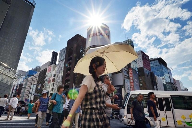 Japan logs record-high temperature on July 23.