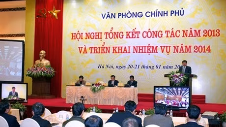 The conference reviewing the performance of the Government Office in 2013