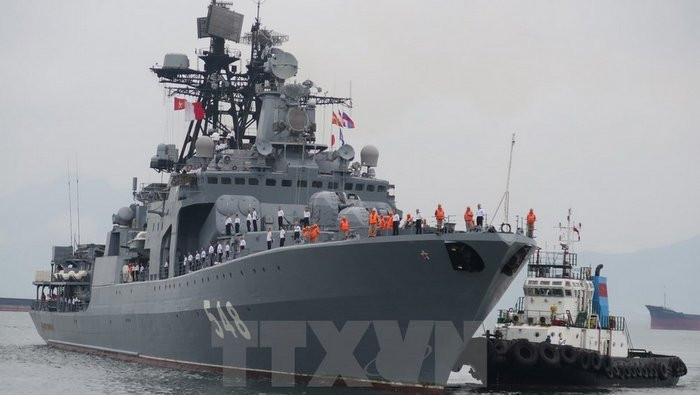 The Russian Navy Destroyer Admiral Panteleyev
