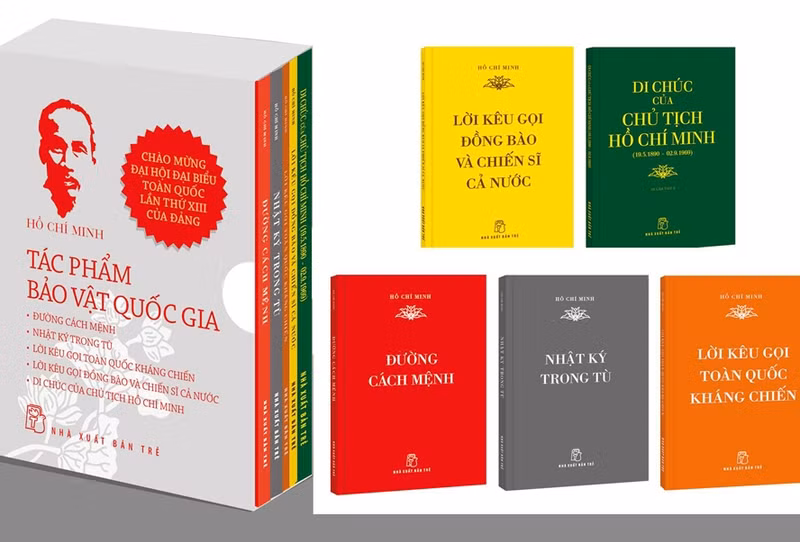 The book set of President Ho Chi Minh's writings