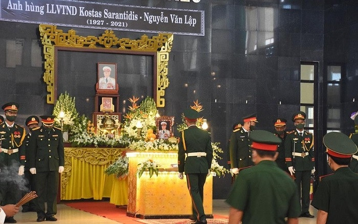 Memorial service held for Hero of People’s Armed Forces Kostas Sarantidis – Nguyen Van Lap 
