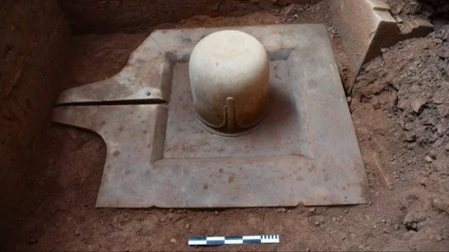 The ancient Shiva Linga found at My Son Sanctuary. 