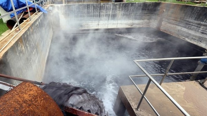 A wastewater treatment system (Source: VNA)
