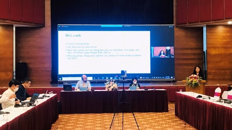 Scene at the conference 