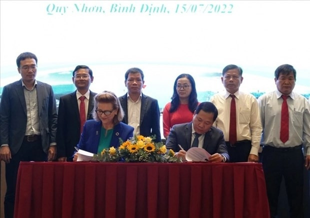 At the signing ceremony of the MoU (Photo: nongnghiep.vn)