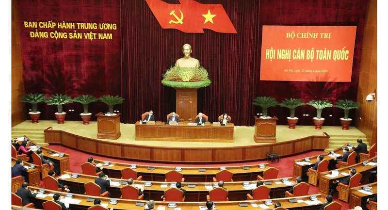At the national cadres’ conference (Photo: VNA)