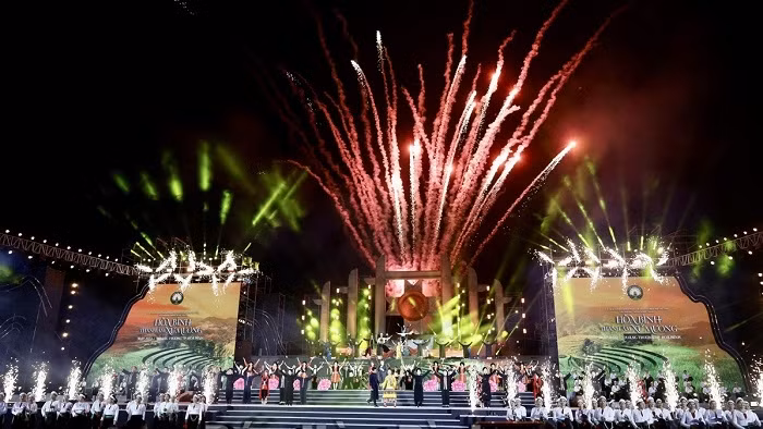 A performance at the programme (Photo: baohoabinh.com.vn)