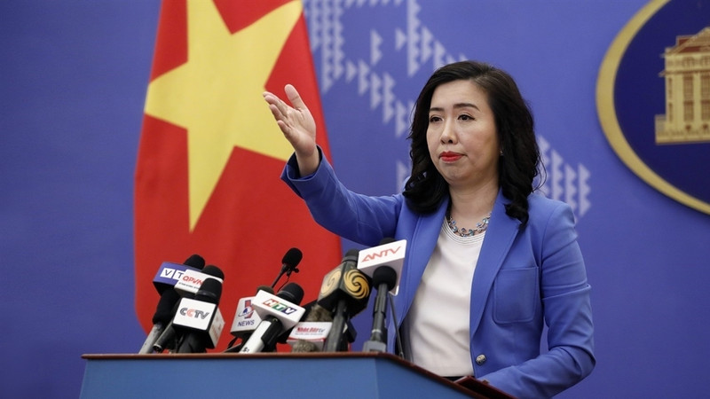 Foreign Ministry spokesperson Le Thi Thu Hang 