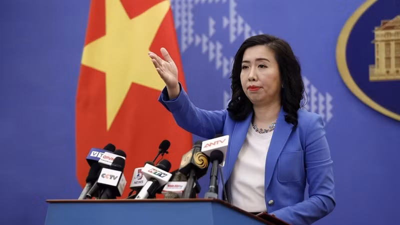 Foreign Ministry spokesperson Le Thi Thu Hang 