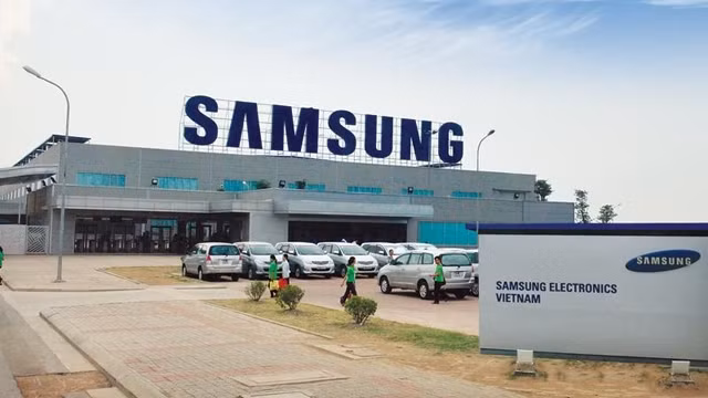 A Samsung Display factory in Bac Ninh province