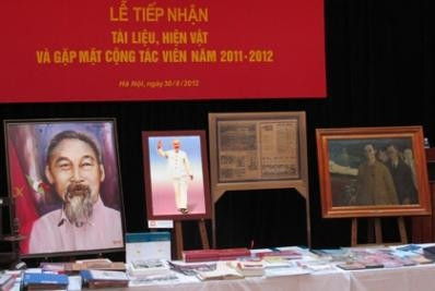 Some of the documents and pictures presented to the museum