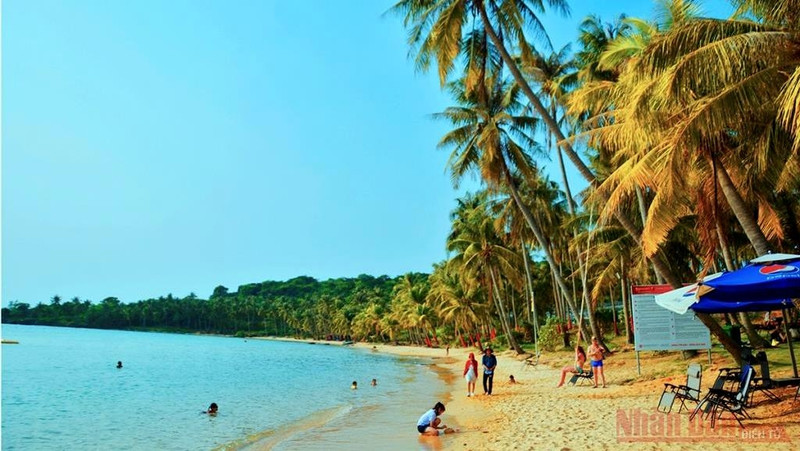 A beach in Phu Quoc Island (Photo: NDO/Viet Tien)