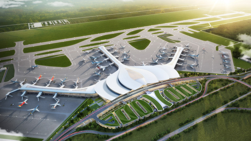 A rendering of Long Thanh Airport (Source: ACV)