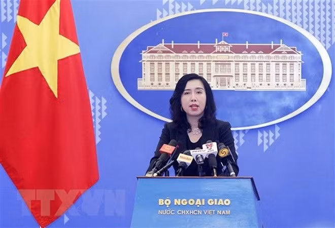 Spokesperson of Vietnam’s Ministry of Foreign Affairs Le Thi Thu Hang (Photo: VNA)
