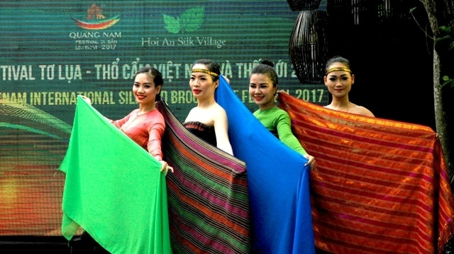 At the opening ceremony for the festival 