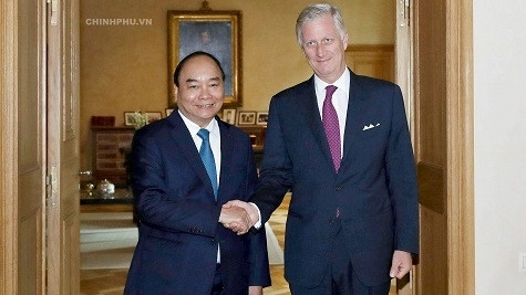 PM Nguyen Xuan Phuc and King Philippe of Belgium (Photo: VGP)