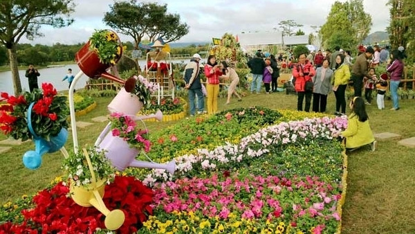 At the 2017 Da Lat Flower Festival 