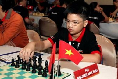 Anh Khoi lives up to expectation with U-12 rapid and U-16 standard titles